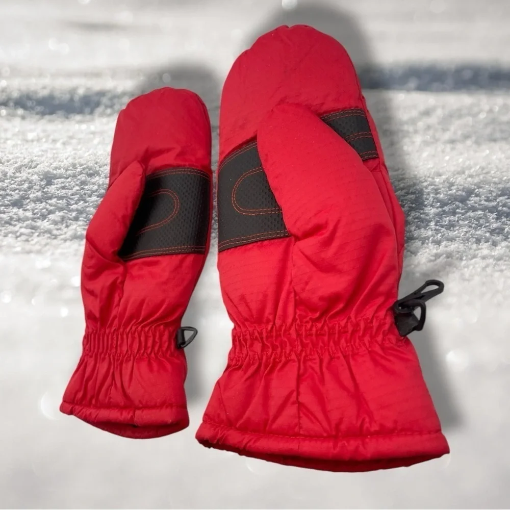 Columbia Youth Red Weather Resistant Mittens Size Youth XL